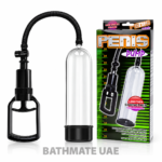 Penis pump UAE with clear vacuum cylinder, hand pump and pressure hose