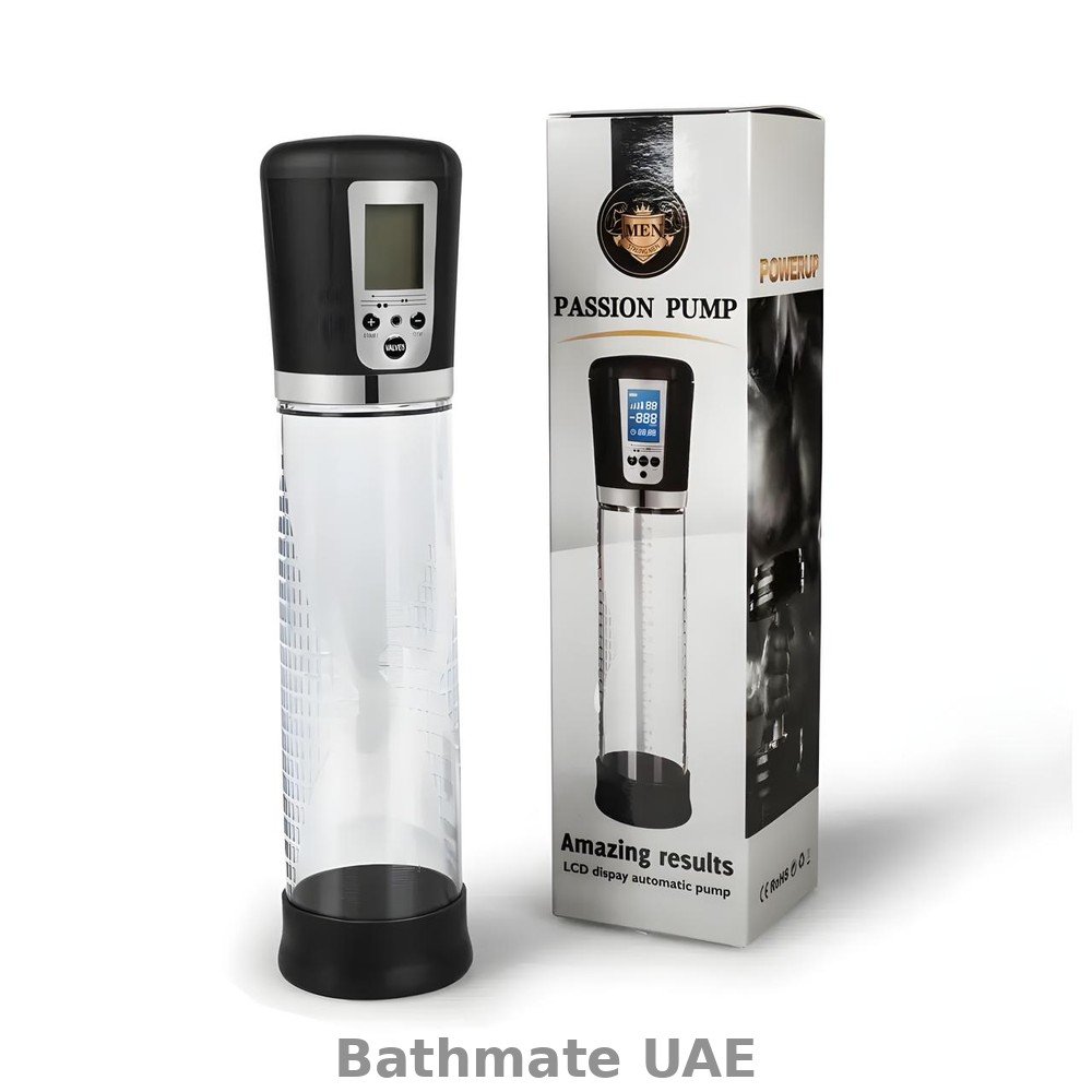 PowerUp Passion Pump Automatic Electric Vacuum Pump UAE PowerUp Passion Pump automatic electric vacuum pump with clear chamber, LCD display and accessories.