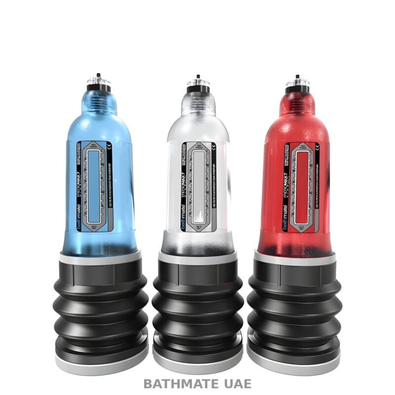 Bathmate UAE HydroMax water pump with transparent cylinder and product box