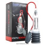 Bathmate UAE HydroXtreme water-powered pump with red hose and hand pump
