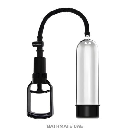 Penis pump UAE with clear vacuum cylinder, hand pump and pressure hose