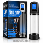 Automatic electric penis pump with LED pressure display and transparent cylinder