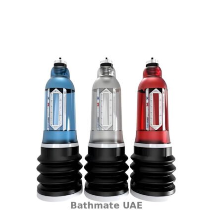 Bathmate Hydromax X20 water-based penis pump with black base and packaging