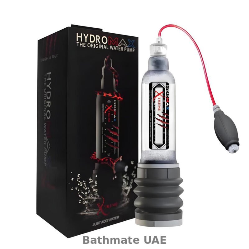 Bathmate Hydromax water pump with accessories and storage case