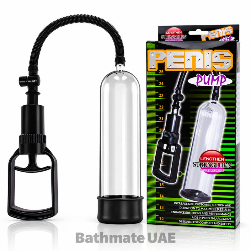 Honeypleasures Beginners Vacuum Penis Pump with transparent cylinder and trigger grip