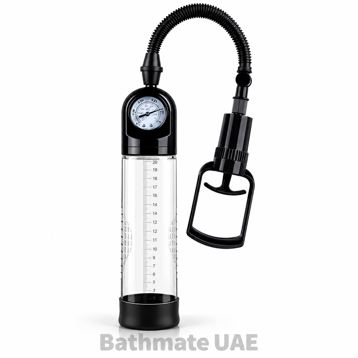Trigger Penis Pump Enlarger with Power Gauge and Suction Vacuum