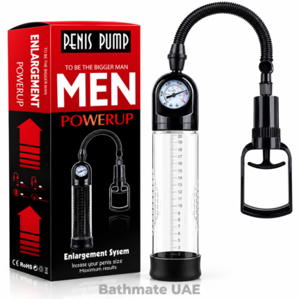 Trigger Penis Pump Enlarger with Power Gauge and Suction Vacuum