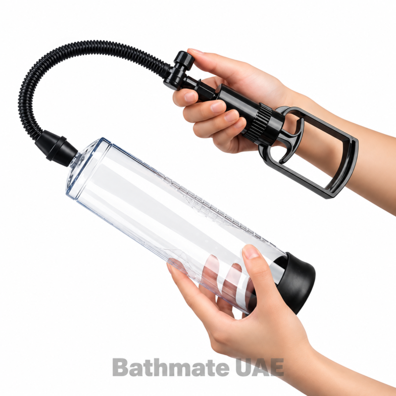 UIBETR Vacuum Pump Machine with Hand Pump and Transparent Cylinder